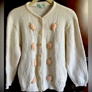Bams Knits Vintage Embroidered Sweater